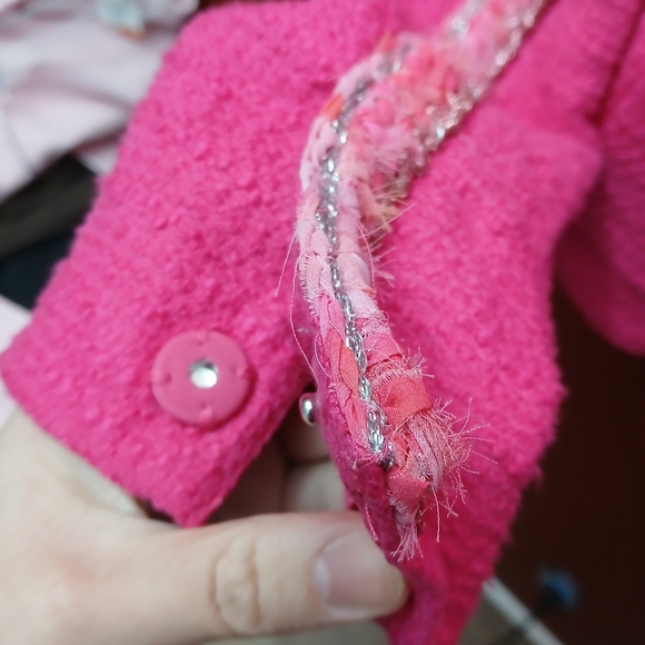 Cabi Fuchsia Tweed Ballroom Jacket - Picture 6 of 16